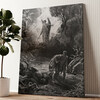 Personalized canvas print Adam And Eve In Paradise