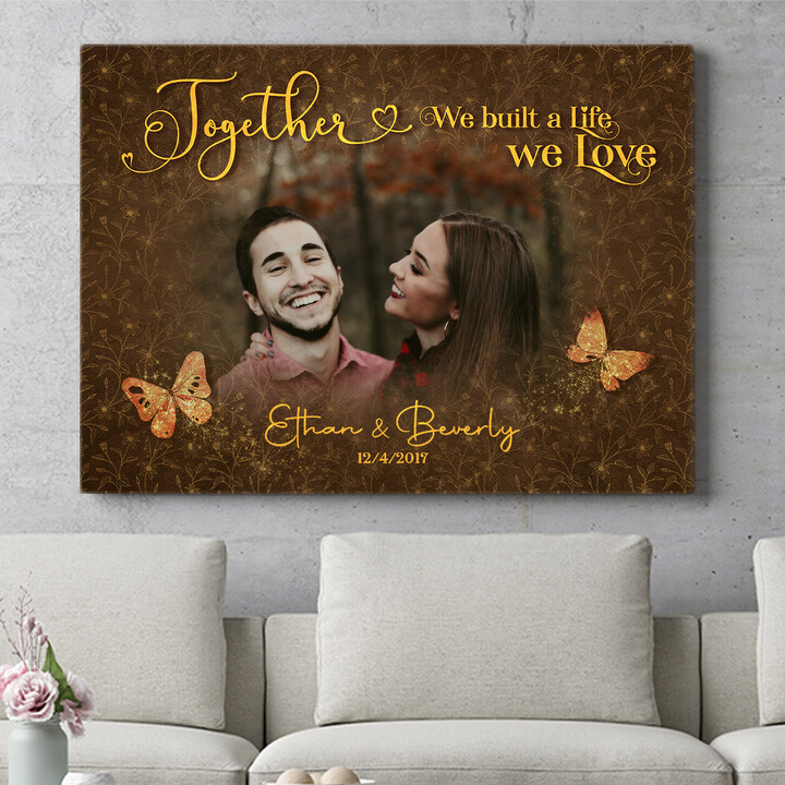 Personalized mural Happy Love