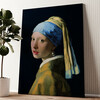 Personalized canvas print Girl With A Pearl Earring