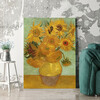 Personalized mural Sunflowers