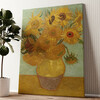 Personalized canvas print Sunflowers