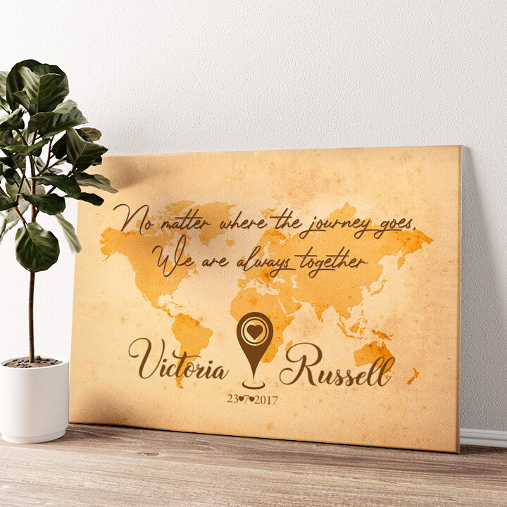Personalized canvas print The Journey Of Life