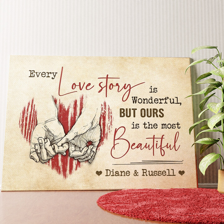 Love Story Personalized mural