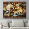 Personalized mural Lion Heart