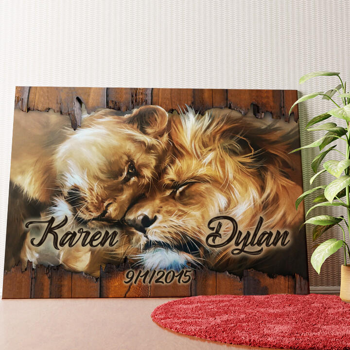 Lion Heart Personalized mural