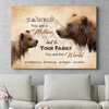 Personalized mural Bear Mother