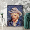 Personalized mural Self-Portrait With Grey Felt Hat