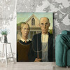 Personalized mural American Gothic