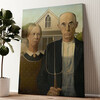 Personalized canvas print American Gothic