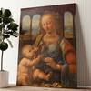 Personalized canvas print The Madonna Of The Carnation