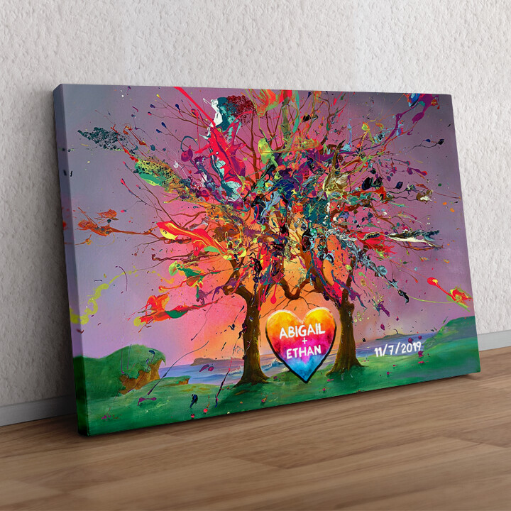 Personalized gift Colorful Love