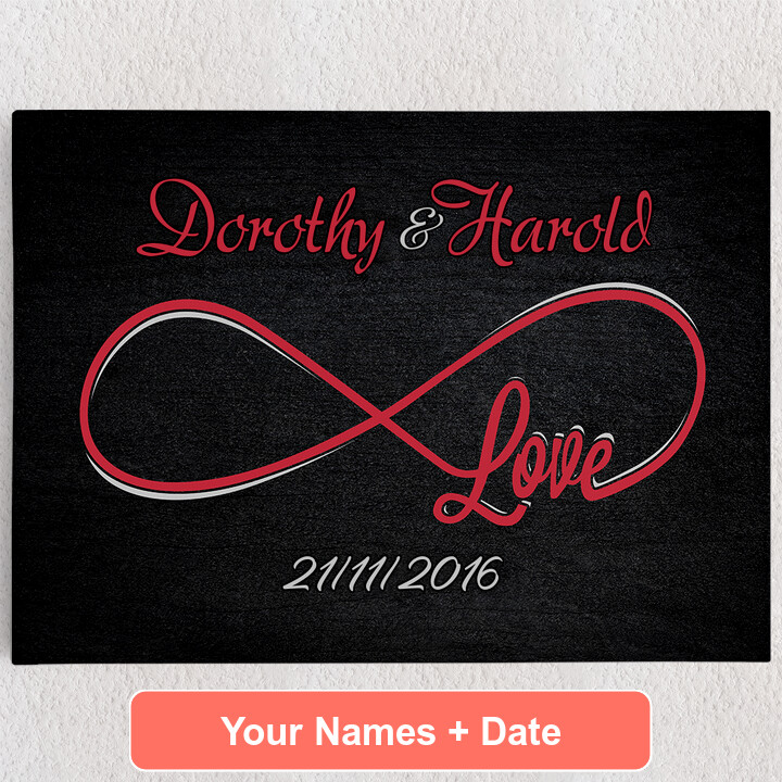 Personalized Canvas Forever You