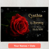 Personalized Canvas Rose Of Love