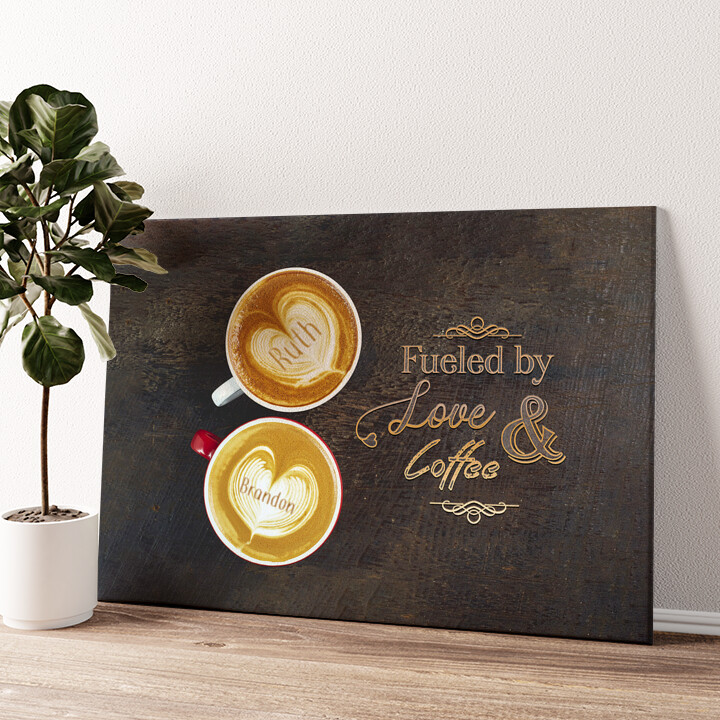 Personalized canvas print Coffee