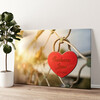 Personalized canvas print Secured Love