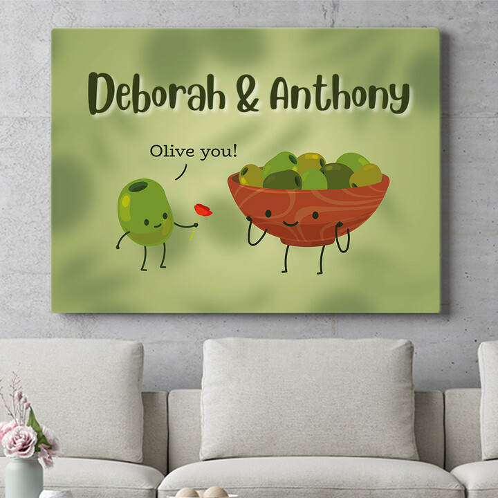 Personalized mural Olive You