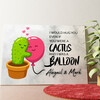 Cactus Balloons Personalized mural