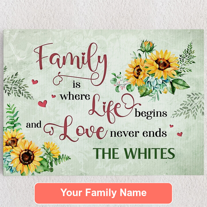 Personalized Canvas Love & Life