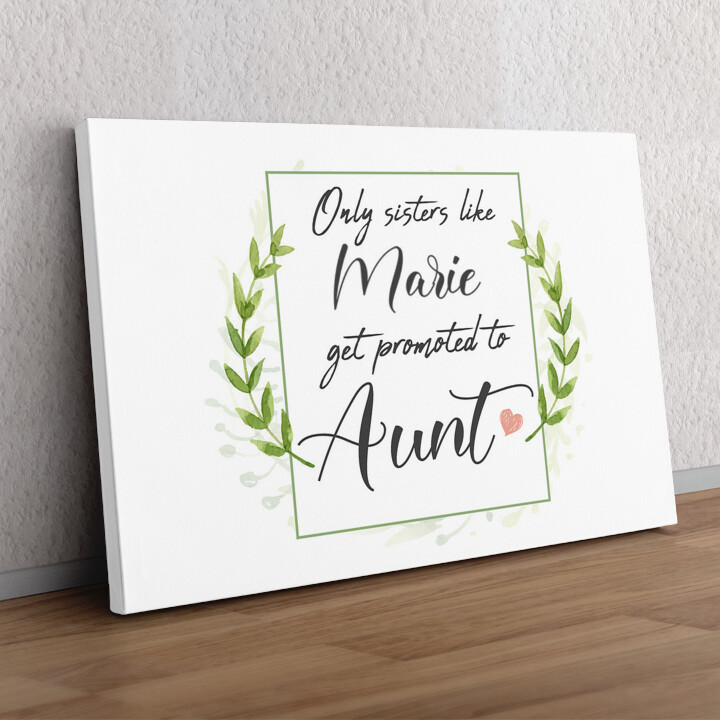Personalized gift Sister Becomes Aunt
