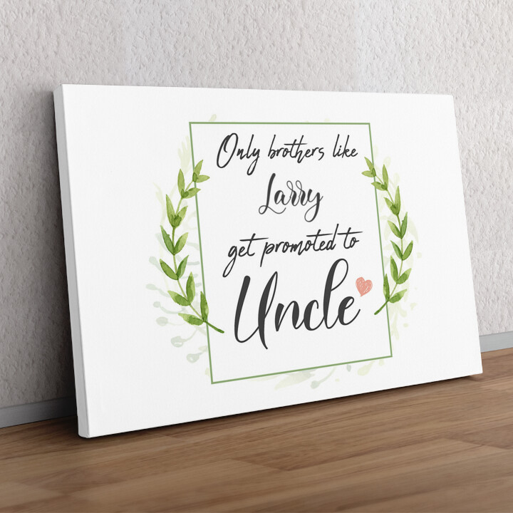 Personalized gift Brother Becomes An Uncle