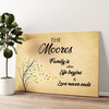 Personalized canvas print Family Life