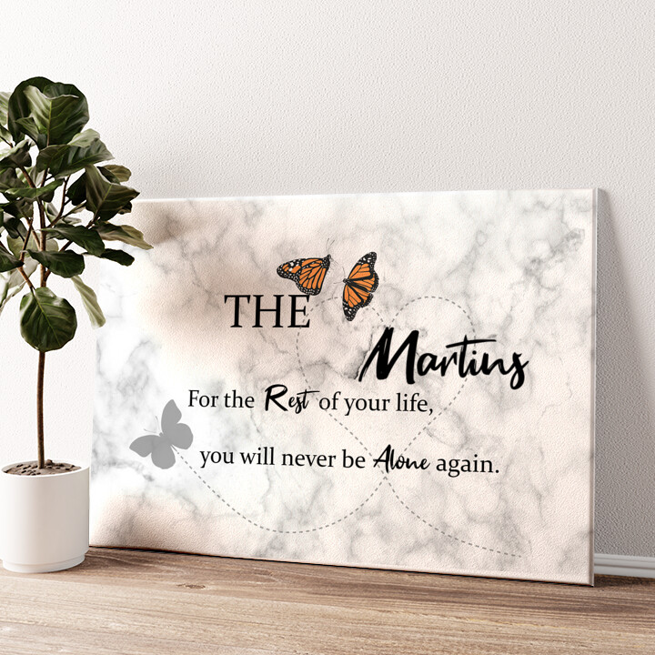 Personalized canvas print Butterfly