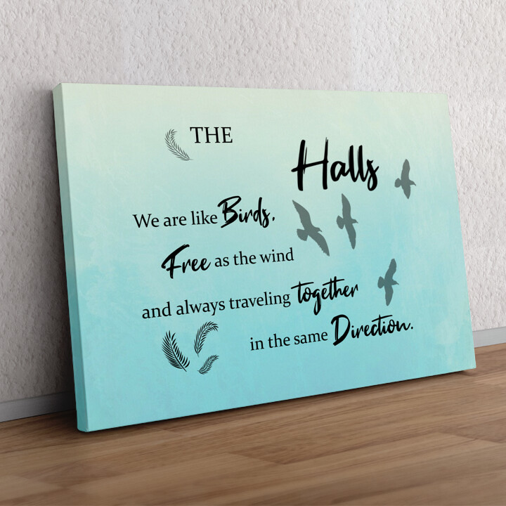 Personalized gift Migratory Birds