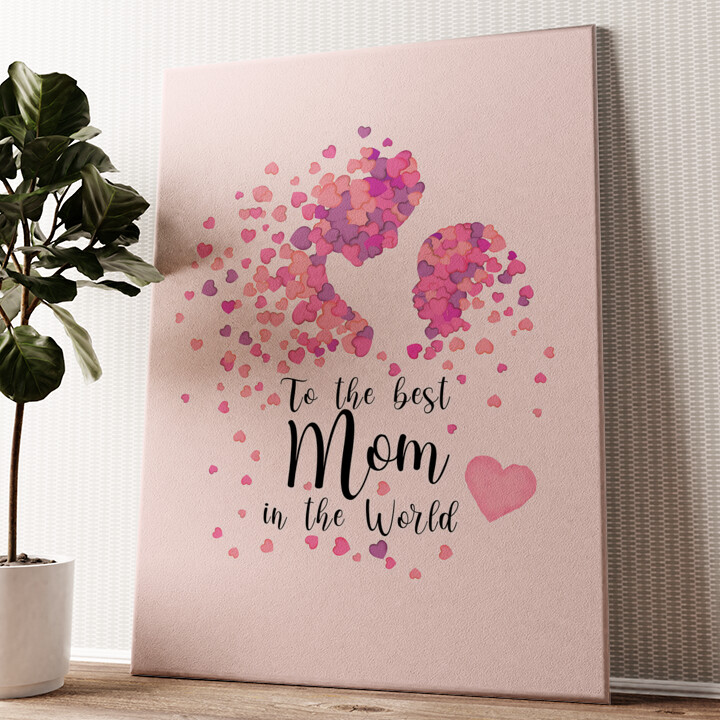 Personalized canvas print Motherly Love