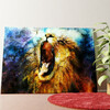 Lion Abstract Personalized mural