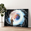 Personalized canvas print Spaceman