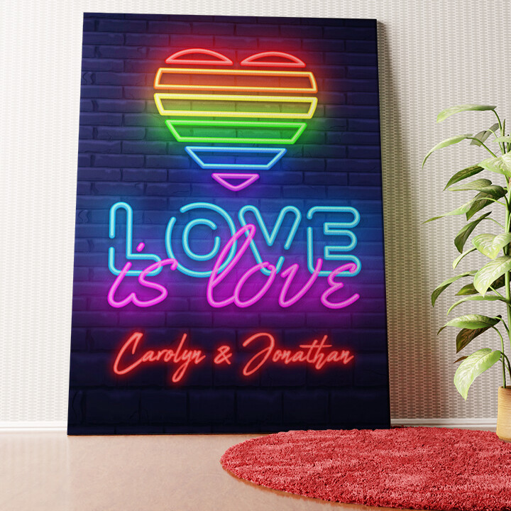 Love Is Love Personalized mural