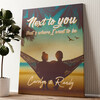 Personalized canvas print Now With You