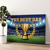 Personalized canvas print The Best Father