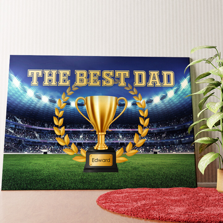 The Best Father Personalized mural
