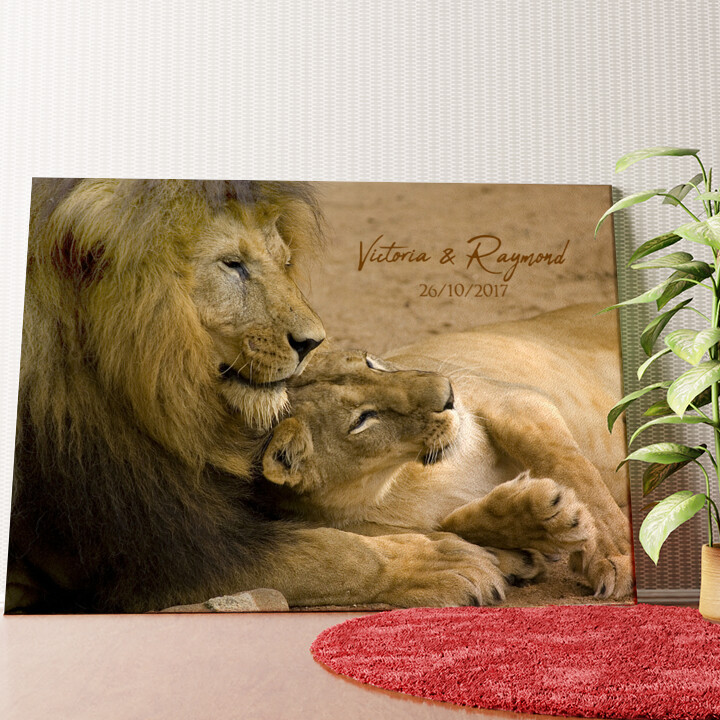 Lions Love Personalized mural