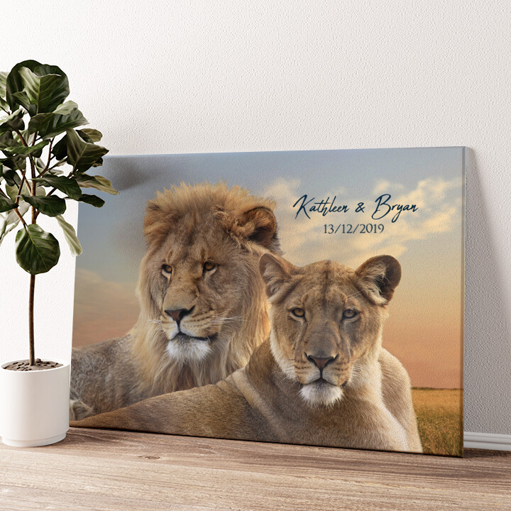 Personalized canvas print Everlasting Alliance