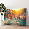 Personalized canvas print Blooming Love