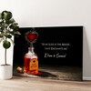 Personalized canvas print Love Potion