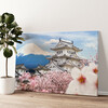 Personalized canvas print Castle Himeji Japan
