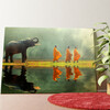 Monks With Elephant Personalized mural