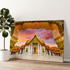 Personalized canvas print Marble Temple Bangkok