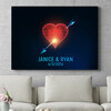 Personalized mural Cupid's Arrow
