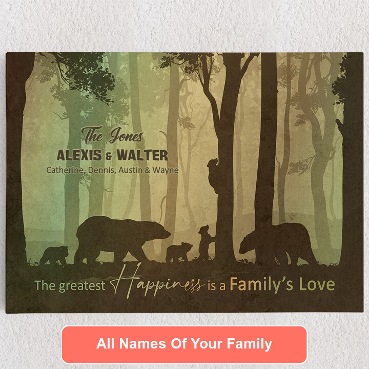 Personalized Canvas Love Of A Family