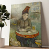 Personalized canvas print Agostina Segatori Sitting In The Café Du Tambourin