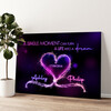 Personalized canvas print Sizzling Hearts