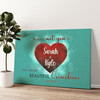 Personalized canvas print The Most Beautiful Coincidence