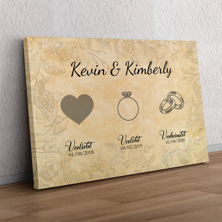 Personalized gift Love Engaged Married