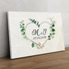 Personalized gift Flower Heart