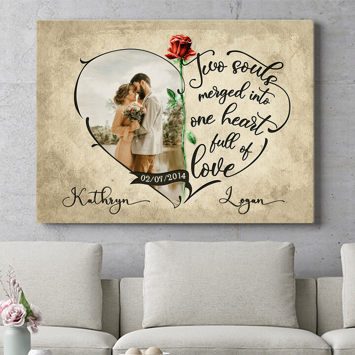 Personalized mural Heart Full Of Love