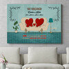 Personalized mural Home With Heart